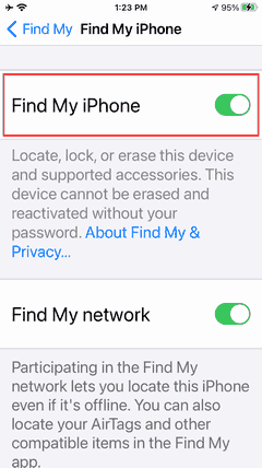lost iphone