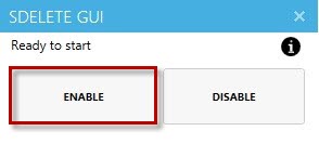 enable sdelete