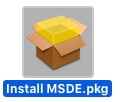 Install MSDE Icon