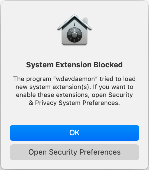 System Extension Blocked Big Sur
