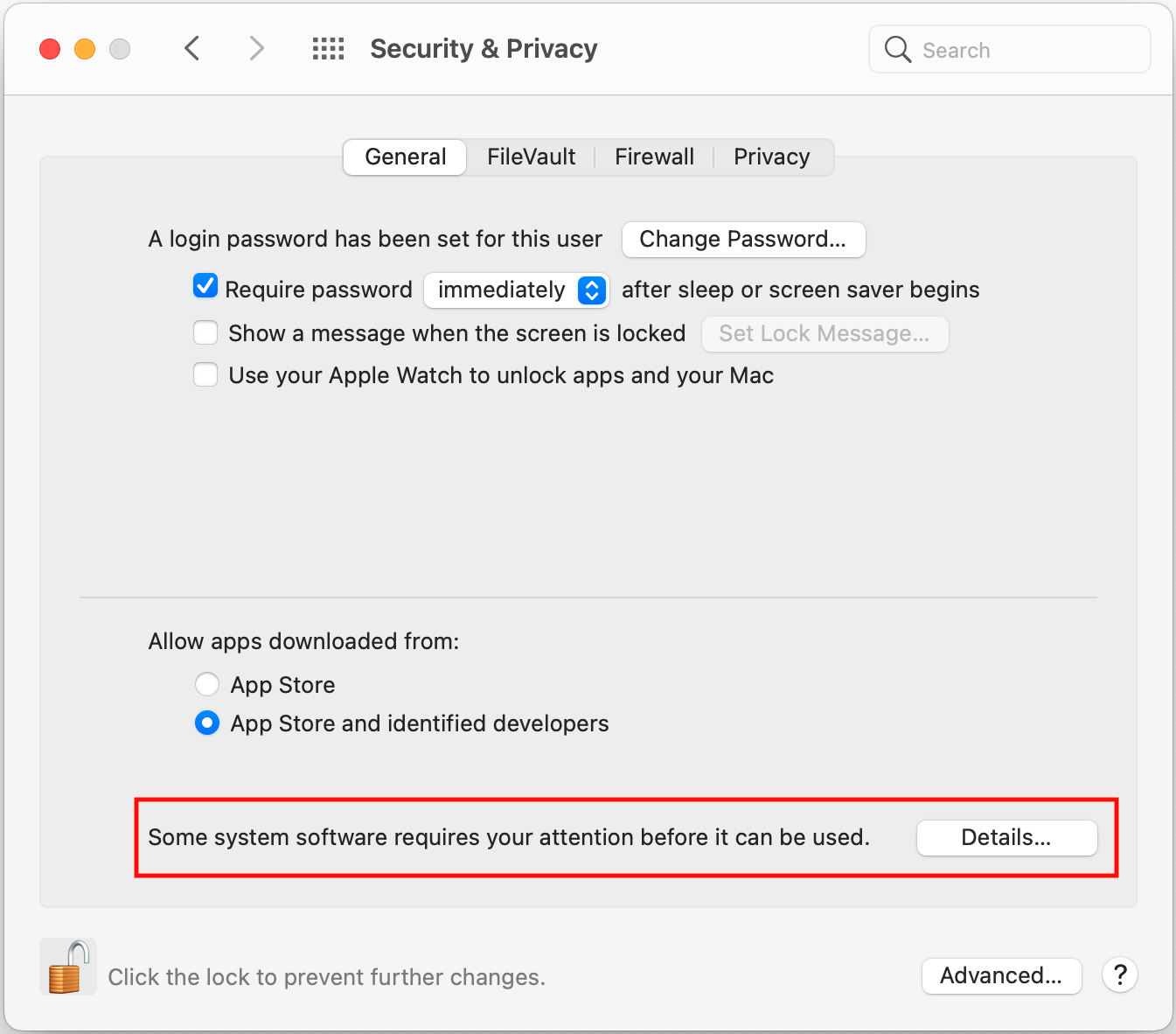 Privacy Allow Big Sur