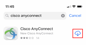 Cisco anyconnect ios 13