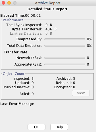 archive status