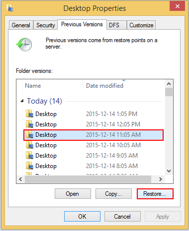 restore home folder