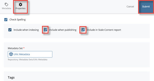 select publishing and indexing and then click on PUblish.