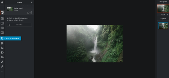 Pixlr Crop Tool