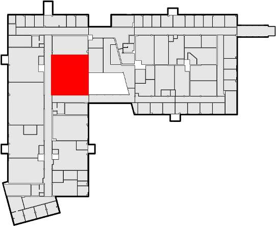 Floor plan of ELW 2nd floor with ELW B220 highlighted.