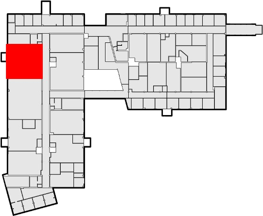 Floor plan of ELW 2nd floor with ELW B220 highlighted.