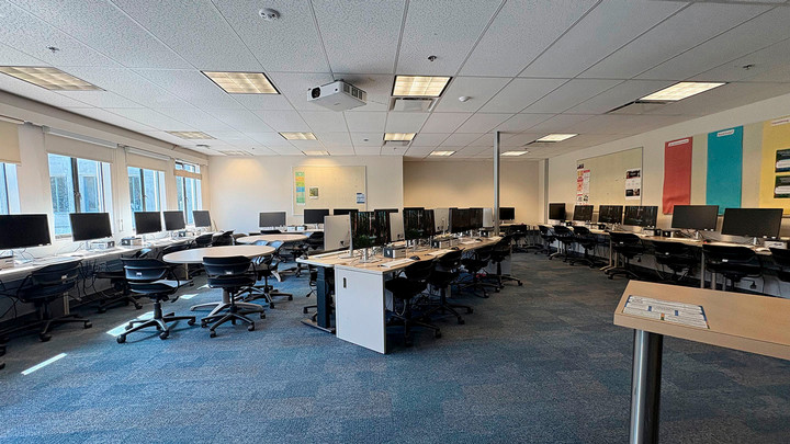 Photo showing furniture and computers in MAC D211