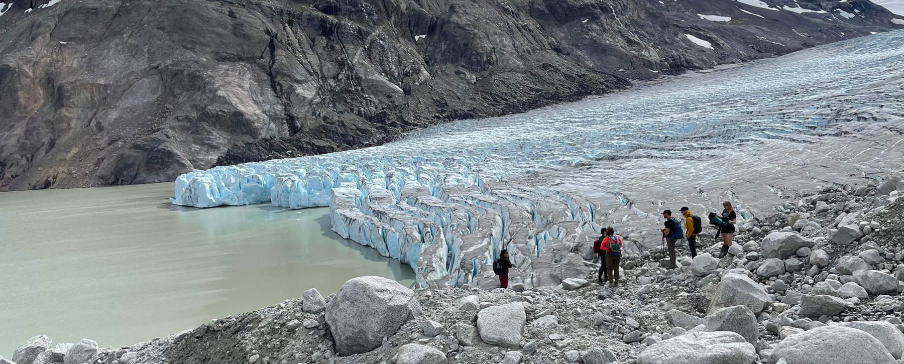 UVic geography students explore the impacts of climate change on glaciers.