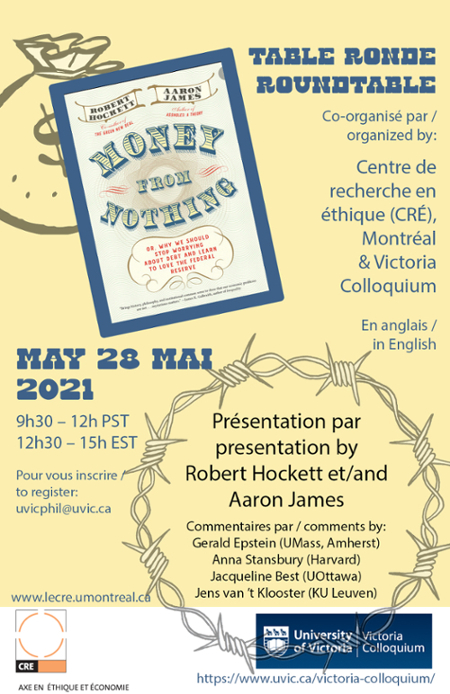 "Money from Nothing" workshop event: May 28th/2021