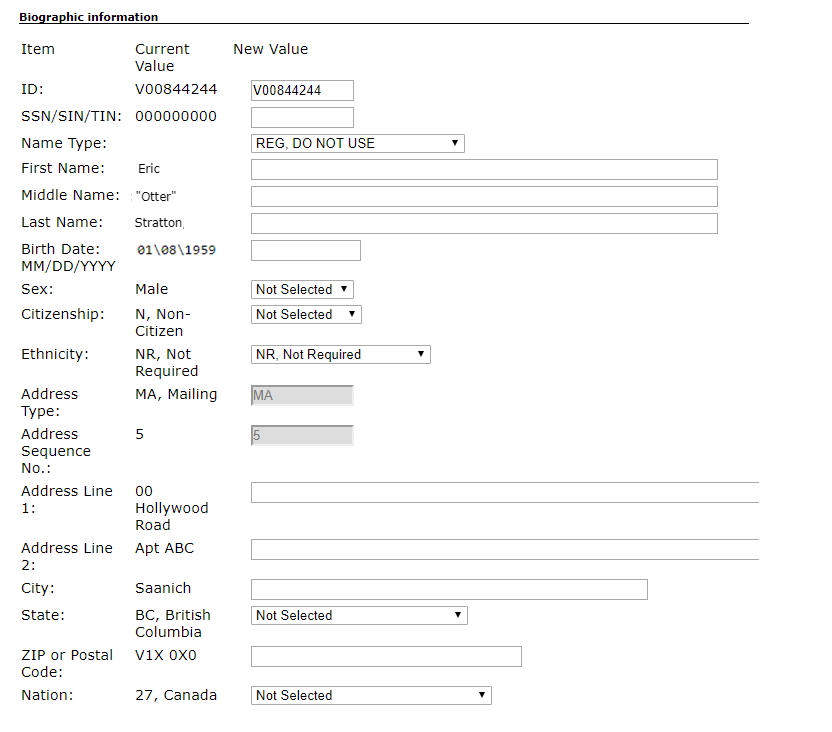 CUPE 4163 Comp1 online appointment form University of Victoria